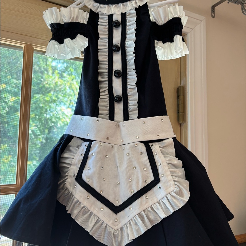 Kids Black and White Costume Dress